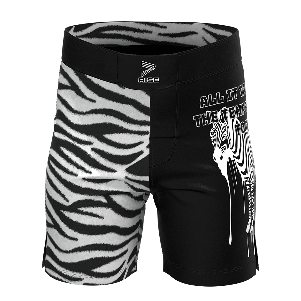 No Gi Jiu Jitsu Shorts Zebra pattern