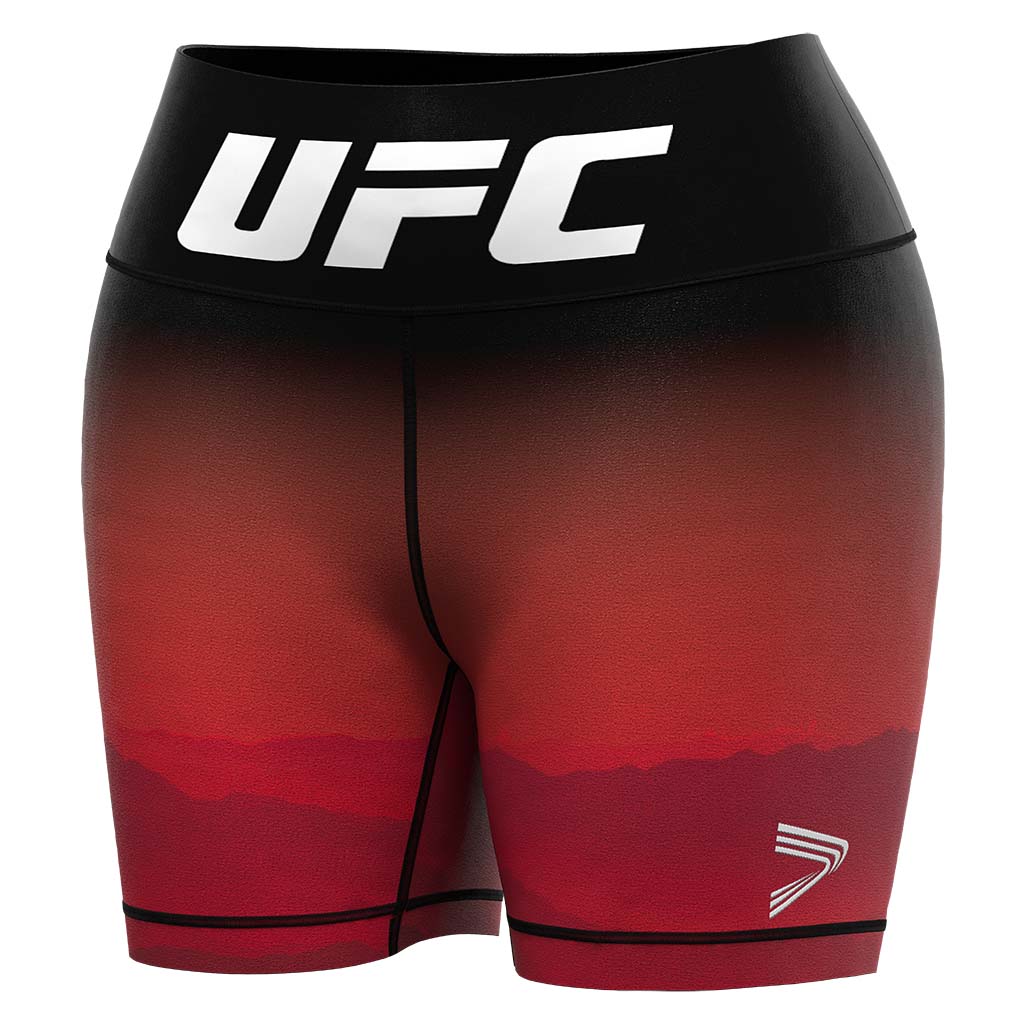Pantalones cortos femeninos MMA BJJ Fight Vale Tudo-Rojo