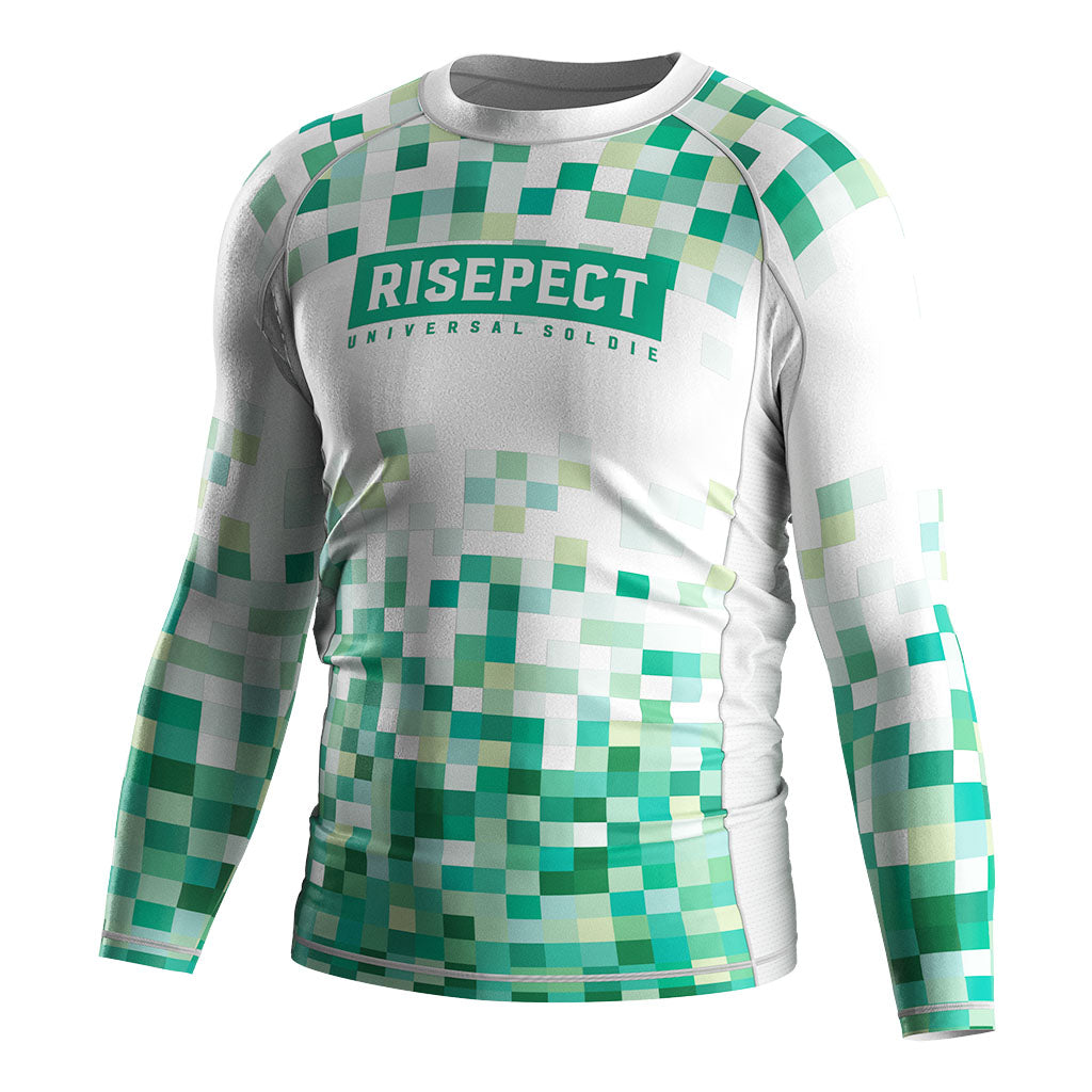 Mosaic Mesh Jiu Jitsu Long Sleeve Rash Guard