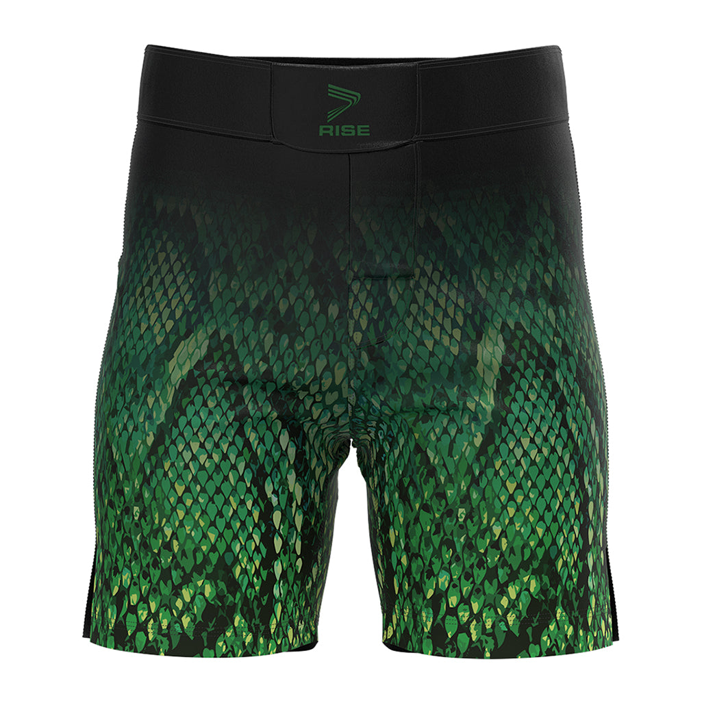 Pantalones cortos de lucha MMA ultraligeros Green Snake